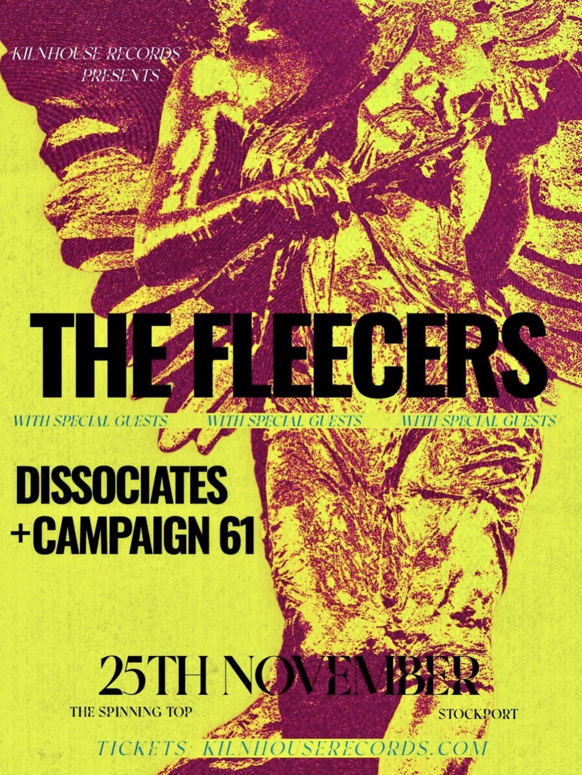Kilnhouse Records presents The Fleecers with special guests Dissociates and Campaign 61 — The Spinning Top, Stockport, 25 November 2026